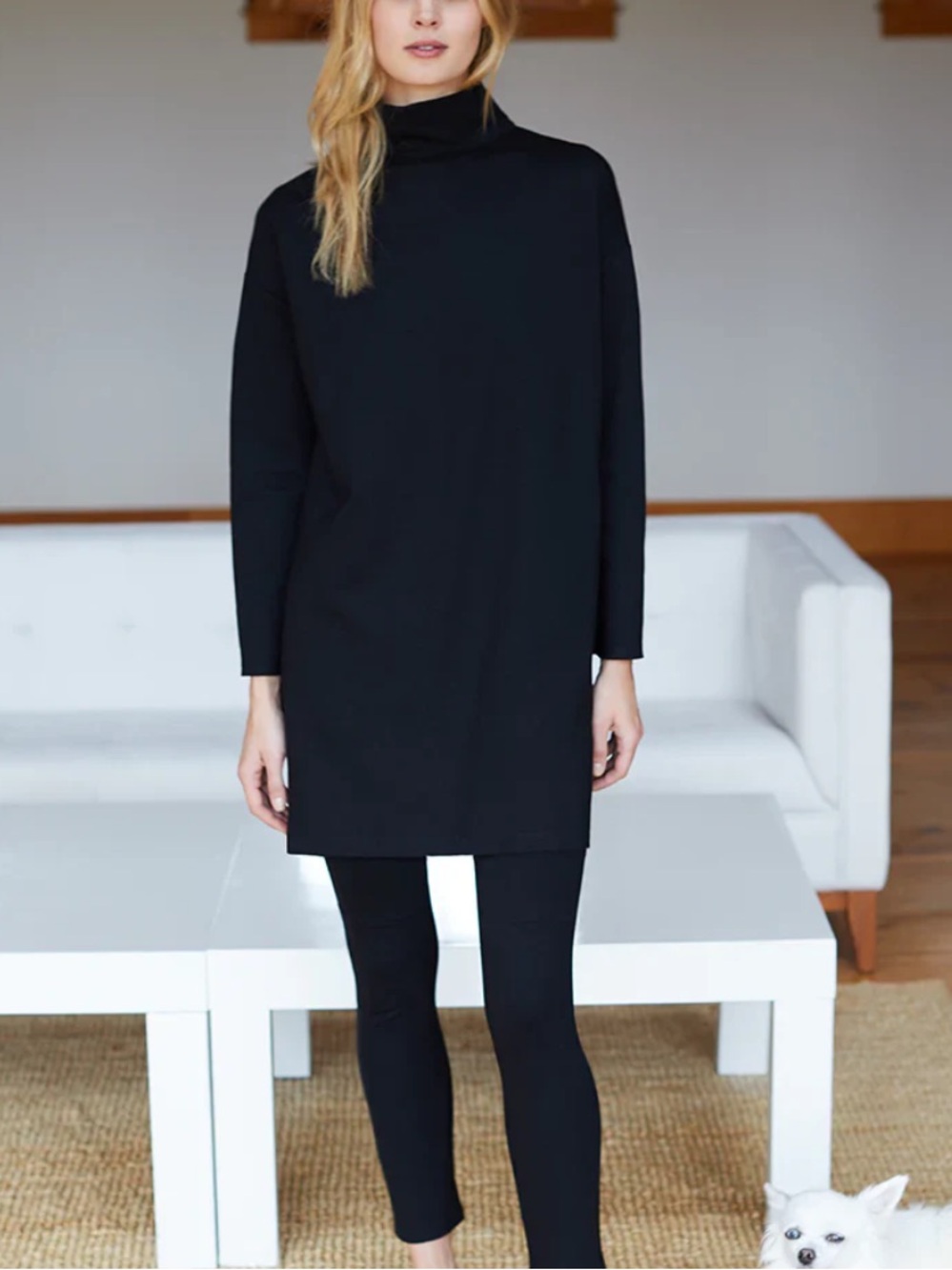 Emerson Fry Edie Mockneck Dress Sz S